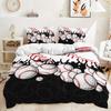 Baseball Duvet Cover Set Ball Comforter Cover Sports Theme Bedding Set Kids Boys Teen Polyester Quilt Cover Twin Queen King Size