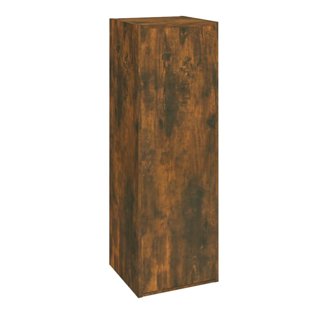 6 Piece TV Cabinet Set Smoked Oak Effect Particleboard