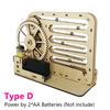 Puzzle en Bois 3D à Assembler Soi-même Mécanique Piste de Billes Engrenages Modèle Kit de Construction Puzzles Scientifiques Steam Jouets Éducatifs Cadeau pour Enfants