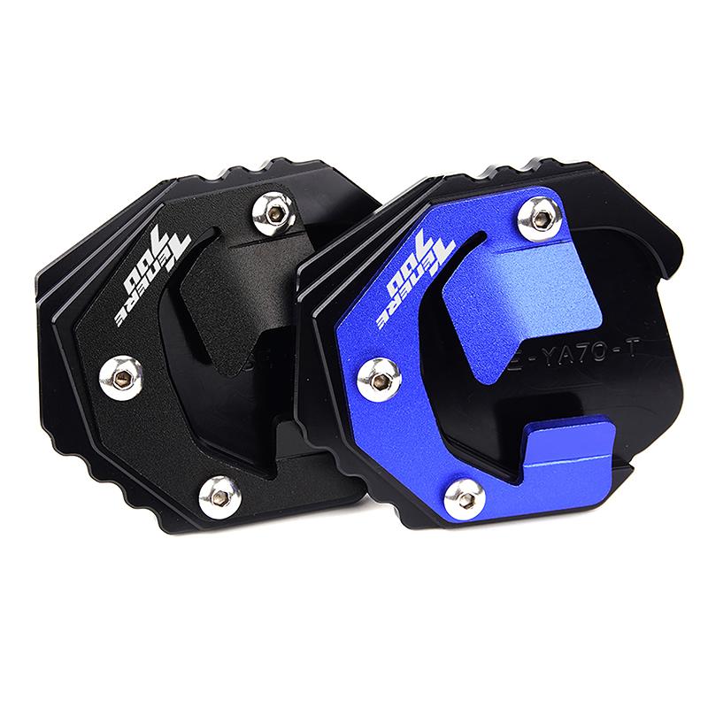 Motorcycle Aluminum Foot Enlarger Side Stand Extension Plate For Yamaha Tenere 700 Tenere700 T7