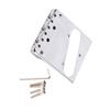 Guitar Bridge Tailpiece 3 Brass Saddles Bridge Vintage Guitar Bridge with Screws Electric Guitar Replacement Part