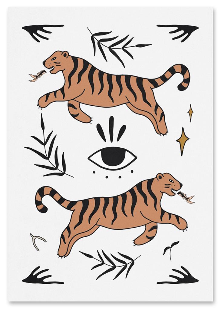 Poster Illustration Tigers