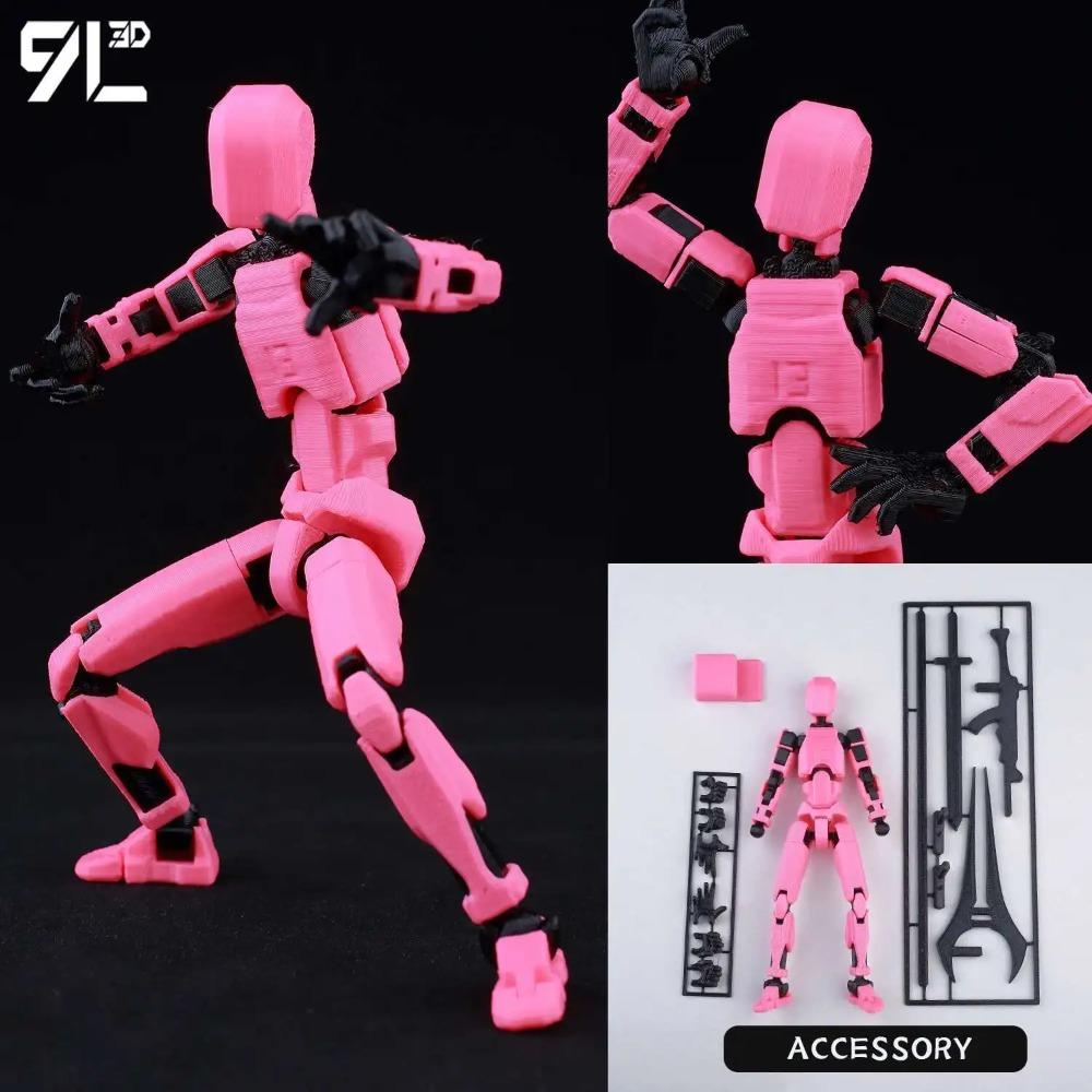 T13 Demon Dummy13 3D Printed Multi-Articulated Skull Model Assembly Toy For Anime Fans And Collectors Children Educational Toys