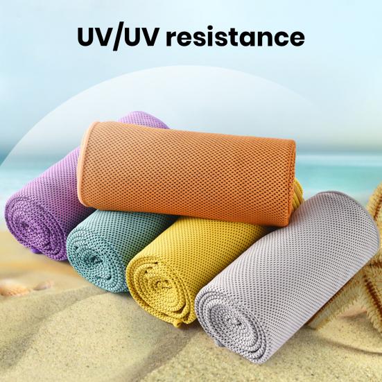 Instant Cooling Towel Extra Soft Quick Dry Sweat Absorption Breathable Running Yoga Workout Chilly Towel Sports Supplies