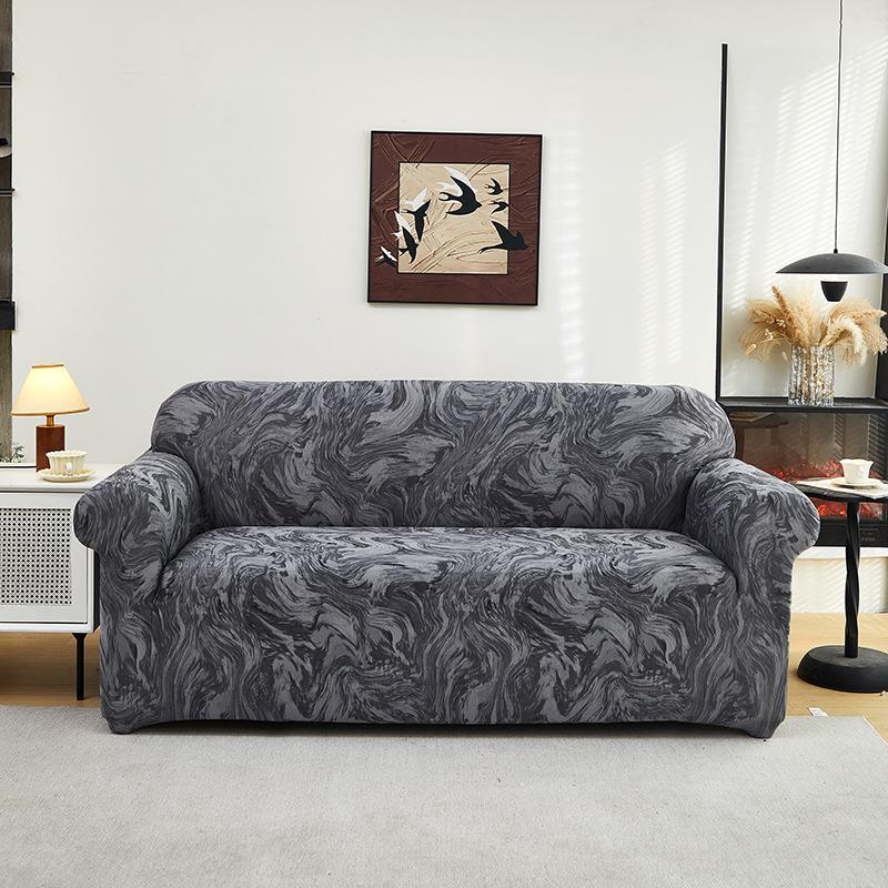 Stretch Milk Silk Printed All Inclusive Universal Sofa Cover
