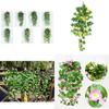 Beautifully Realistic Morning Glory Hanging Basket Flower For Elegant Home Wall Design