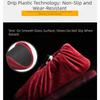 3Pairs Reusable Non Slip Shoe Covers Velvet Durable Short Fabric Overshoes Slip-on Soft Booties Cover Indoor Use