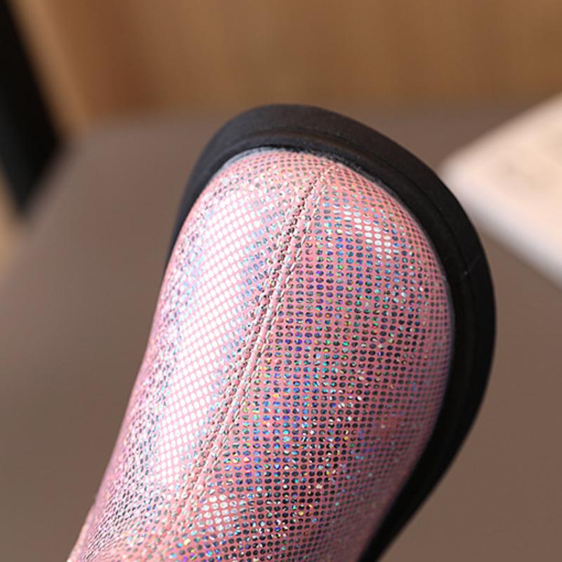Girls Boots New Autumn Winter Fashion Ankle Boots British Style Children Casual Shoes Sequin Trendy Baby Short Boots