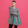 Two Way Shopper Bag Pink Green