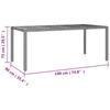 9 Piece Garden Dining Set with Cushions Gray Poly Rattan