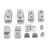 Motorcycle Black Hand Control Switch Button Caps Cover Kit For Electra Glide Standard FLHT Street Glide Special FLHXS 2014-2022