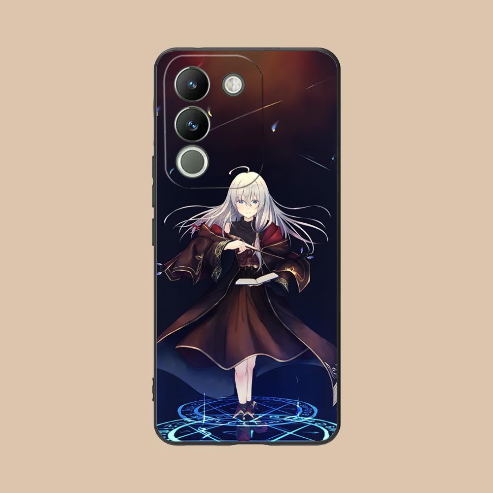 Wandering Witch Elaina Matte Mobile Phone Case for VIVO Y77 76 75 74 73 72 58 56 55 51 50 38 36 Y19 Y18 Y03 Y01 5G Cover