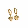 Fashion Dangle Drop Earrings Minimalist Ear Cuff Accessory Heart-Shaped Earrings  Gift