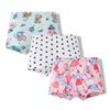 Girls' Pure Cotton Cartoon Boxer Briefs - Breathable School Shorts