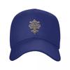 Personalized Gold Filigree Fleur De Lis Baseball Cap Sports Unisex WoUnisexs Adjustable FleurDeLys Lily Flower Dad Hat Spring