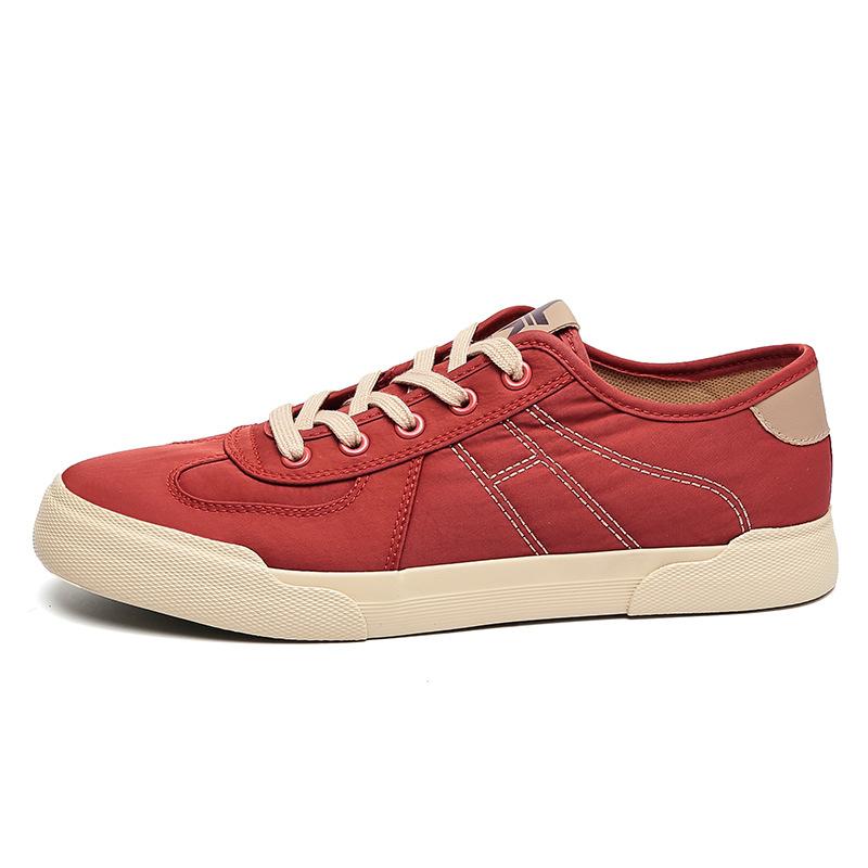 Nowe Wiosenne Męskie Buty Lekki Luksus Wszechstronne Kreatywne Trend Casual Męskie Buty Płócienne Płócienne Płaskie Buty