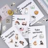 50 Cartoon Watercolor Cat Doodle Stickers Decorate Guitar Notebook Suitcase DIY