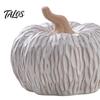 Unique Fall Housewarming Presents Ceramic Pumpkin Table Centerpiece, Realistic Fake Figurine Indoor Halloween Party Props for Autumn Harvest