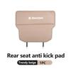 VIJT4 Leather Car Seat Back Anti Child Kick Pad Protector Mat Anti-Dirty Pad Storage Bag For Skoda Fabia Kodiaq Kamiq Superb Yeti