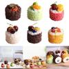 Realistic Simulation Cake Model Realistic Cake Model Artificial Fake Dessert Model for Photography Props Shop Decoration
