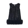Children'S Vest Dress Autumn New Sequin Mesh Stylish Princess Dress Children'S Dress