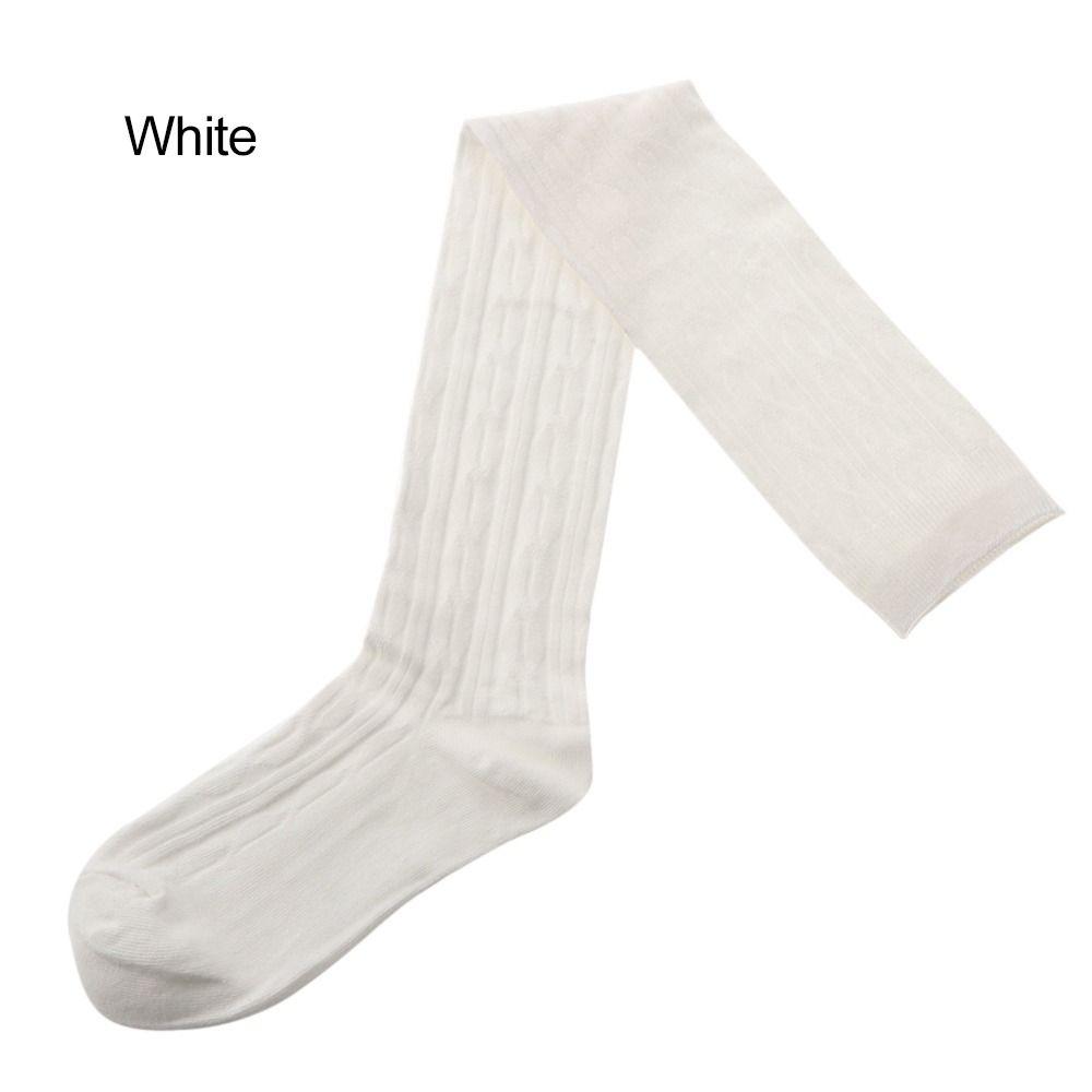 Women High Socks Pantyhose Knit Thigh Tights Over Knee Stockings Cotton