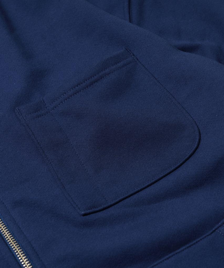 Frizmworks Těžká mikina na zip Cardigan _ Modrá