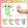Axolotl Squishy Stress Relief Toy Glitter Malt Sugar Axolotl Fidget Toy For Kids Soothing Birthday Party Favors Gift