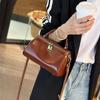 Genuine Leather Handbag Small Pillow Bag Commuting Versatile Women's Cowhide Bag Fashionable Single-shoulder Women's Bag