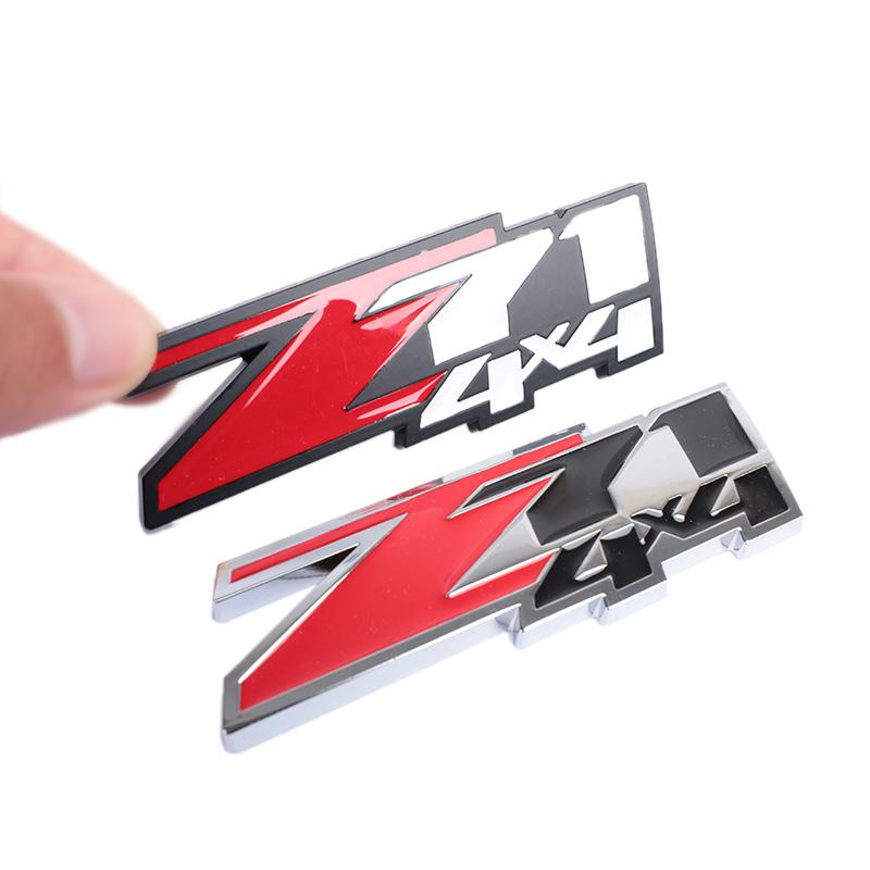 OTOKIT Metal Z71 4x4 Logo Emblem Badge Decal Car Sticker Front Hood for Chevrolet Suburban Xtreme GMC Silverado Chevy Colorado