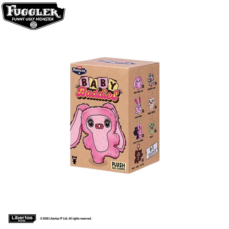 Original Fuggler Keychain Plush Toys Fugglers ALLY CATS Fuggs Care Bear FUGG Baddies Baby Stuffed Peluche Dolls Gifts