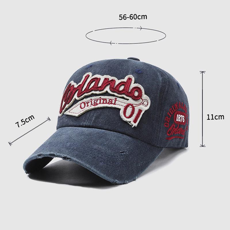 Spring Summer Vintage Baseball Cap Female Letter Embroidered Cap Male Sun Visor Hats Fishing Hat Peak Cap