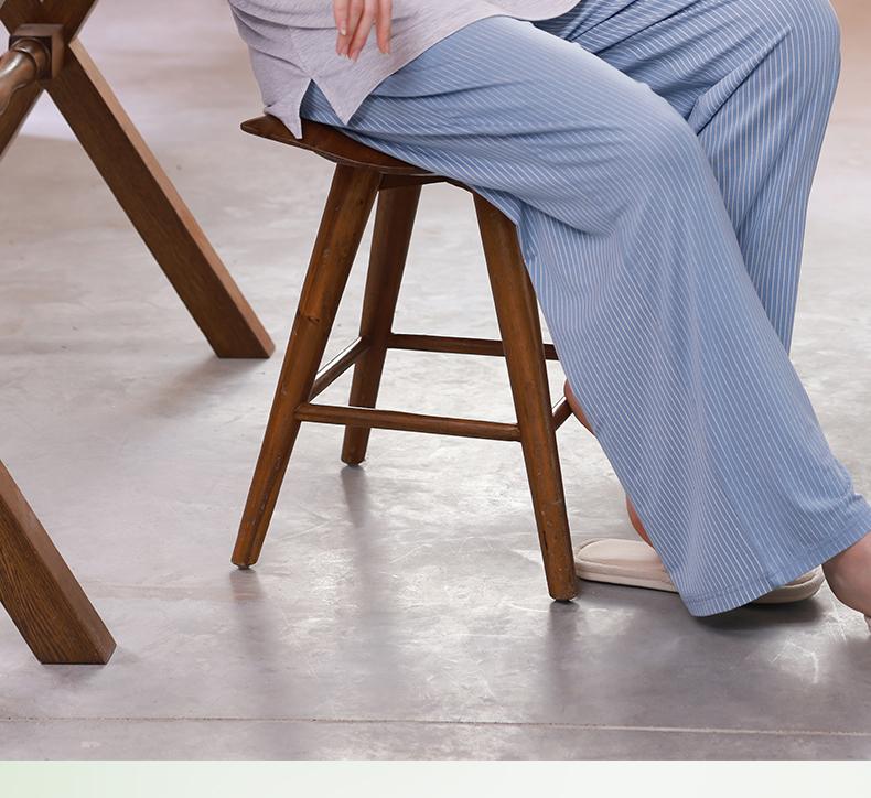 Xuan Liang Sleepwear Women's Summer Thin Modal Short Sleeved Pants Large Size Outable Ice Silk Cool Home Furnishing Set