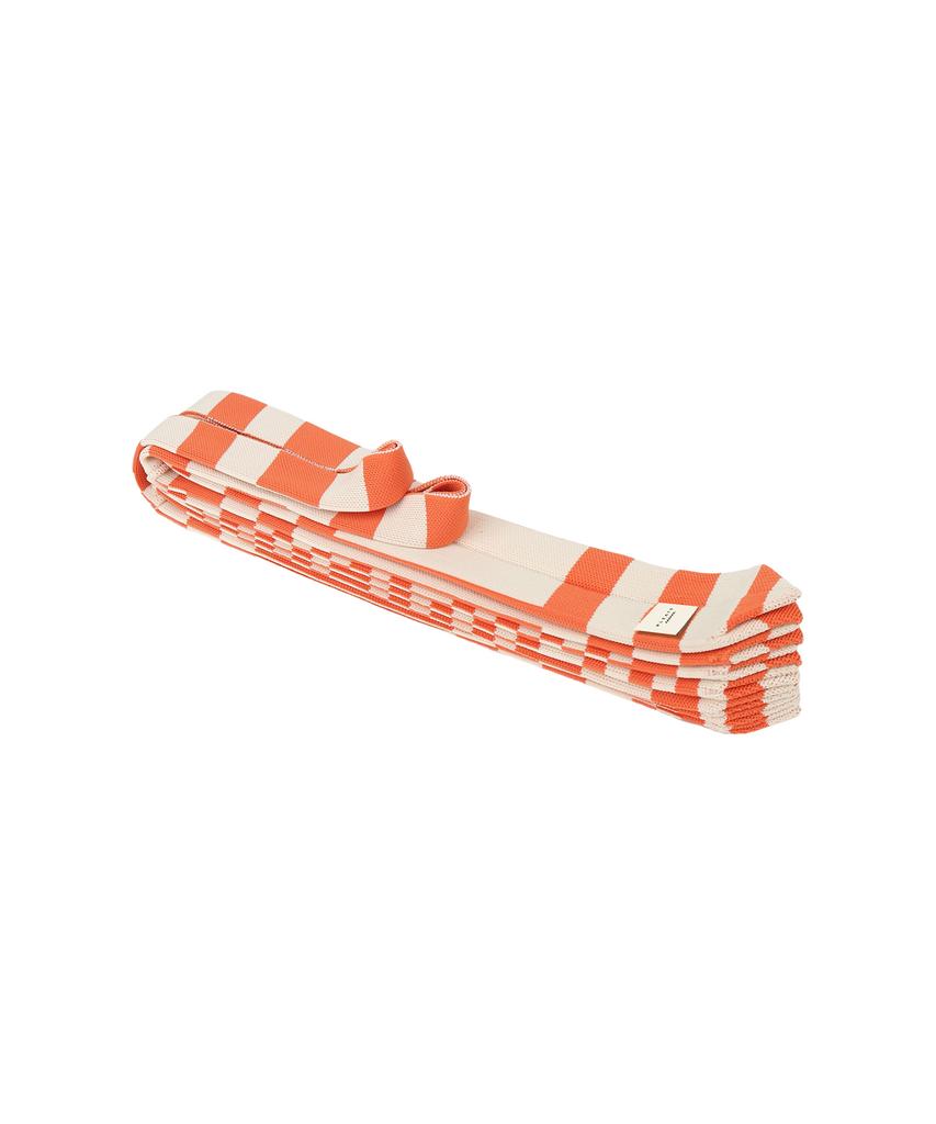 Pleatsmama Tote Bag Grid Orange