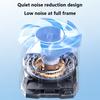 Rechargeable Phone Radiator Low-Noise Wireless Magnetic 3 Speeds Adjustable Gaming Phone Cooling Fan with LED Lights