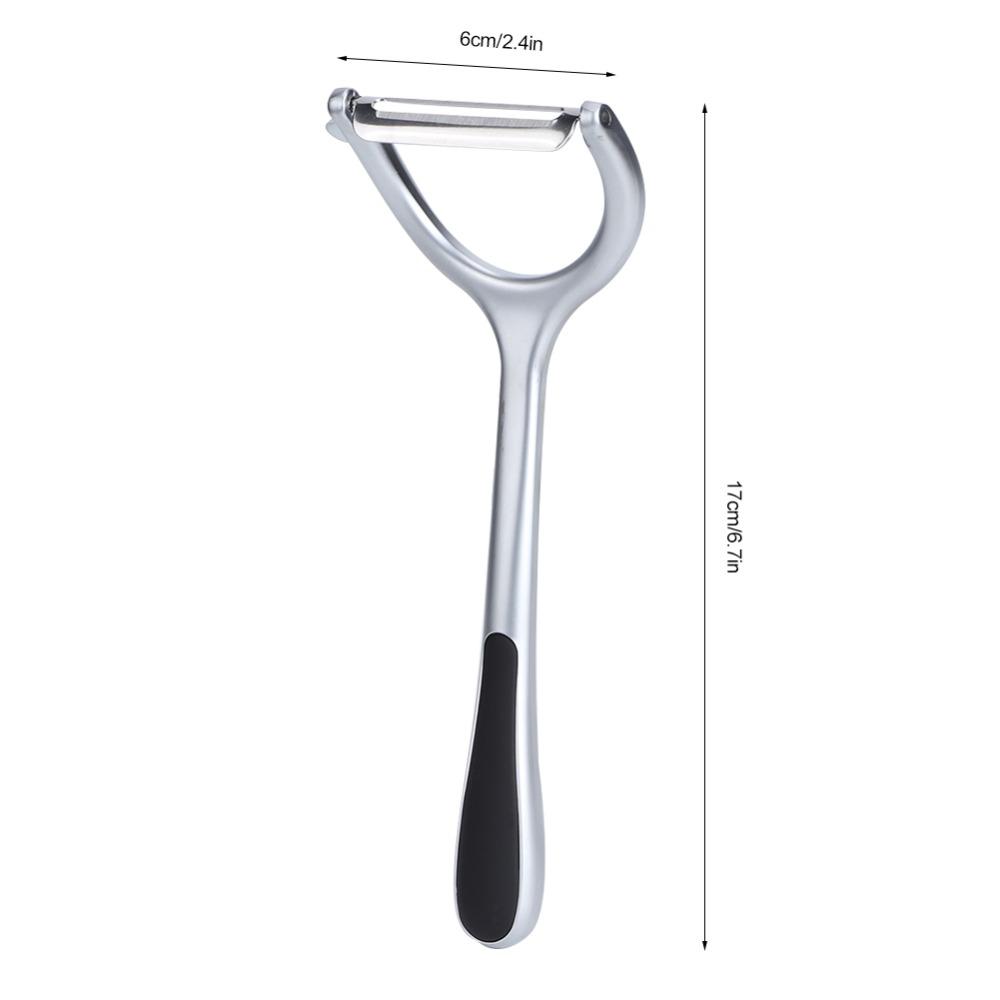 Kitchen Tool Zinc Alloy Vegetable Peeler Ergonomic Durable Fruit Slicers Easy To Use 6.7x2.4in Carrot Peeler Home Kitchen