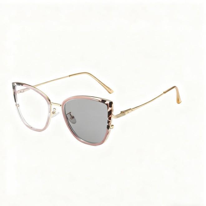 Cat-eye Eyeglass Frames, Popular Anti-blue Light Glasses Frames, Photochromic Lens Frames, Women's European and American Trendy Cat-shaped Frames