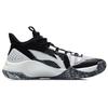 Li Ning Combat Low Shock Absorption Non-Slip Wear-Resistant Basketball Shoes Men Sneakers Black White ABPR027-3