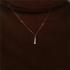 925 Sterling Silver French Simple Crystal Pendant Clavicle Chain Necklace Women Light Luxury Temperament Wedding Jewelry Gift