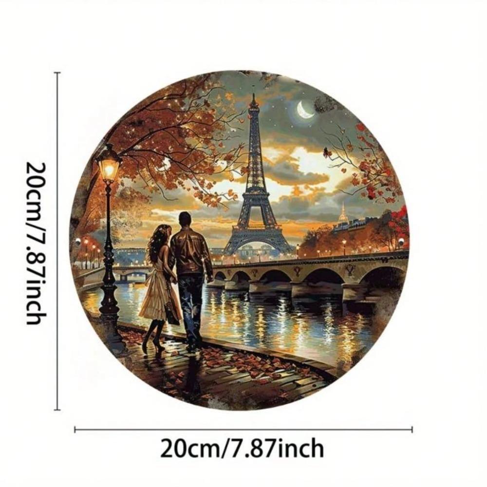 Vintage Paris Love Metal Tin Sign Wall Decor For Home Bar Cafe
