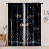 2pc    Curtains Guitars and Drums Light Filter Party Decorations Suitable for Holiday Party   General Celebration