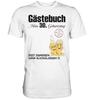 Guestbook 30th Birthday Party Gift T-Shirt Men Women Funny Idea Premium Shirt Summer Casual Com