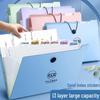 Morandi A4 Multi-Layer Accordion Folder for Student Test Papers