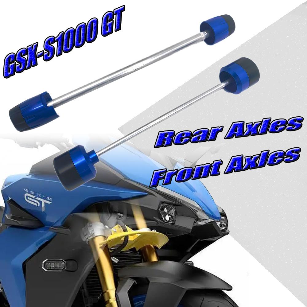 GSX S1000 GT Motorcycle Front Rear Axle Fork Crash Sliders Wheel Protector For Suzuki GSX-S1000 GT Gsx S1000gt 2022 2023