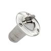 90 Degree 1.5" 2" 316 Stainless Steel Marine Boat Mirror Polish Deck Filler GAS DIESEL FUEL WASTE WATER Key Deck Filler Cap