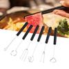 Garfo de Fondue Útil Metal Compatível 6 Estilos Ferramenta para Mergulhar Chocolate Garfo de Churrasco Resistência à Corrosão
