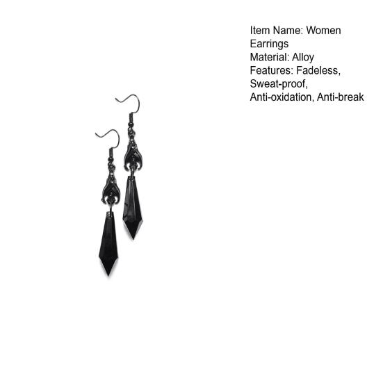 Vakker dame ørekroker Drop-resistente Ruby/Black Gem Dress Up