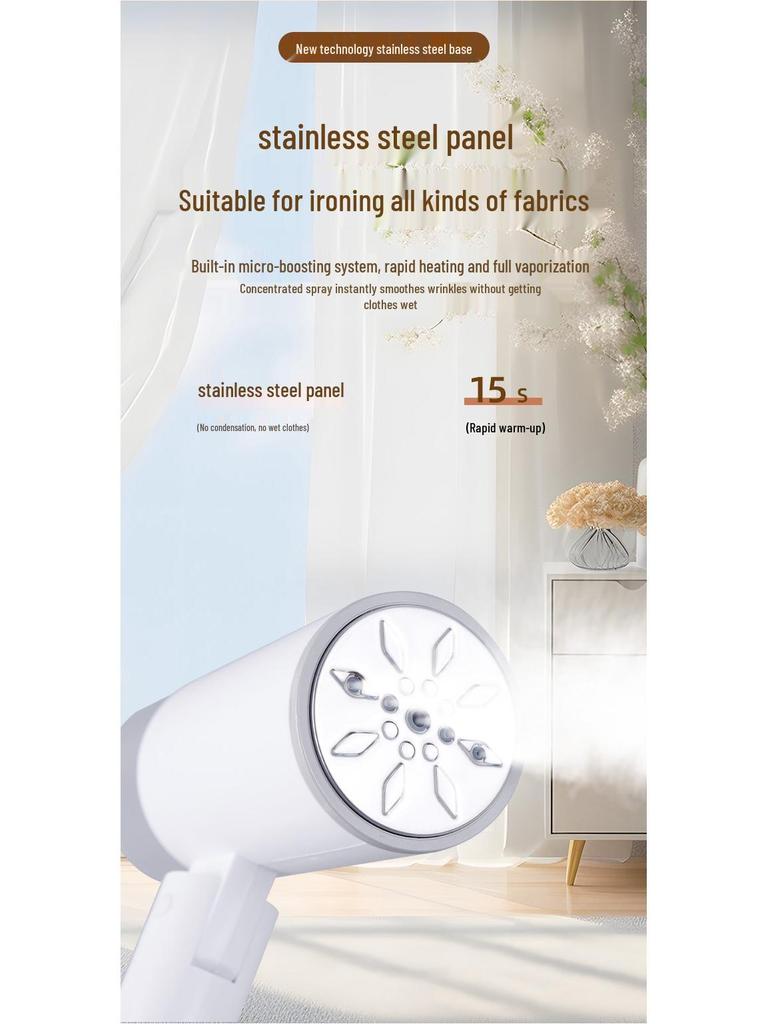 Compact Travel Handheld Garment Steamer and Mini Iron