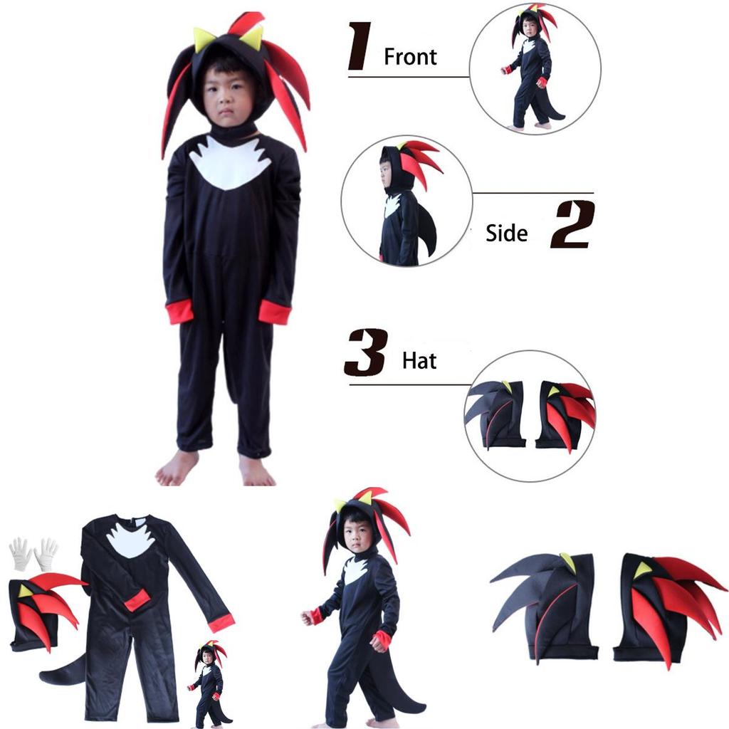 Unisex Sonic Costume For Cosplay Role Play And Photographing
