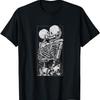 Tarot Card Kissing Skeleton Love Skull Bones Horror Goth T-Shirt, Sweatshirt, H